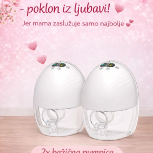 Bežična električna pumpica(2kom) AURA BABY